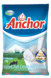 Anchor powdered milk