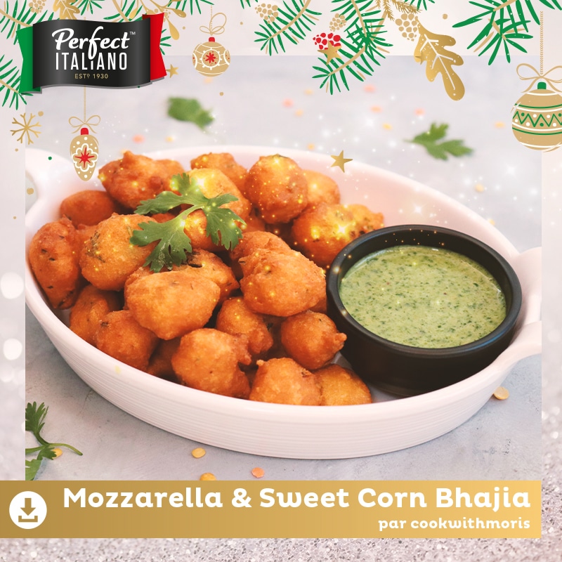 Mozzarella & Sweet Corn Bhajia