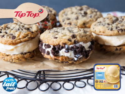 Les recettes Tip Top : Les cookies glacés