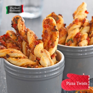 Pizza Twists avec les fromages Perfect Italiano