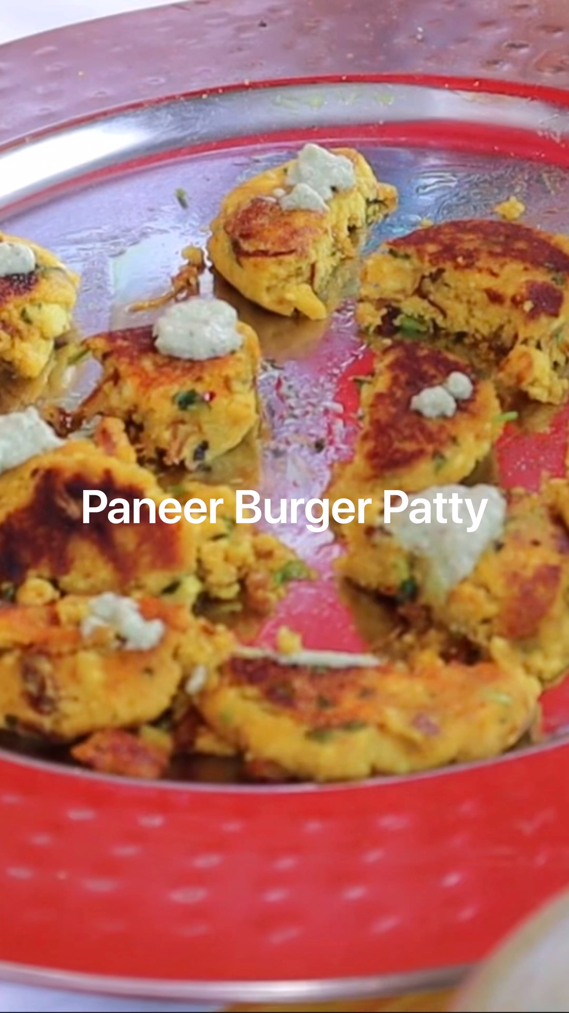 Nanak Paneer Burger patty